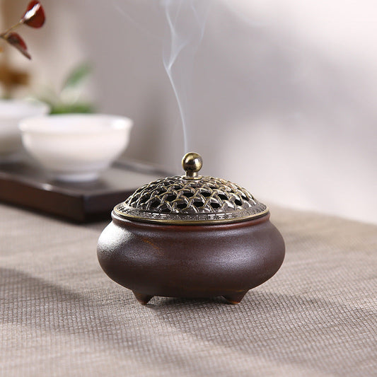 Ceramic Three-legged Incense Burner