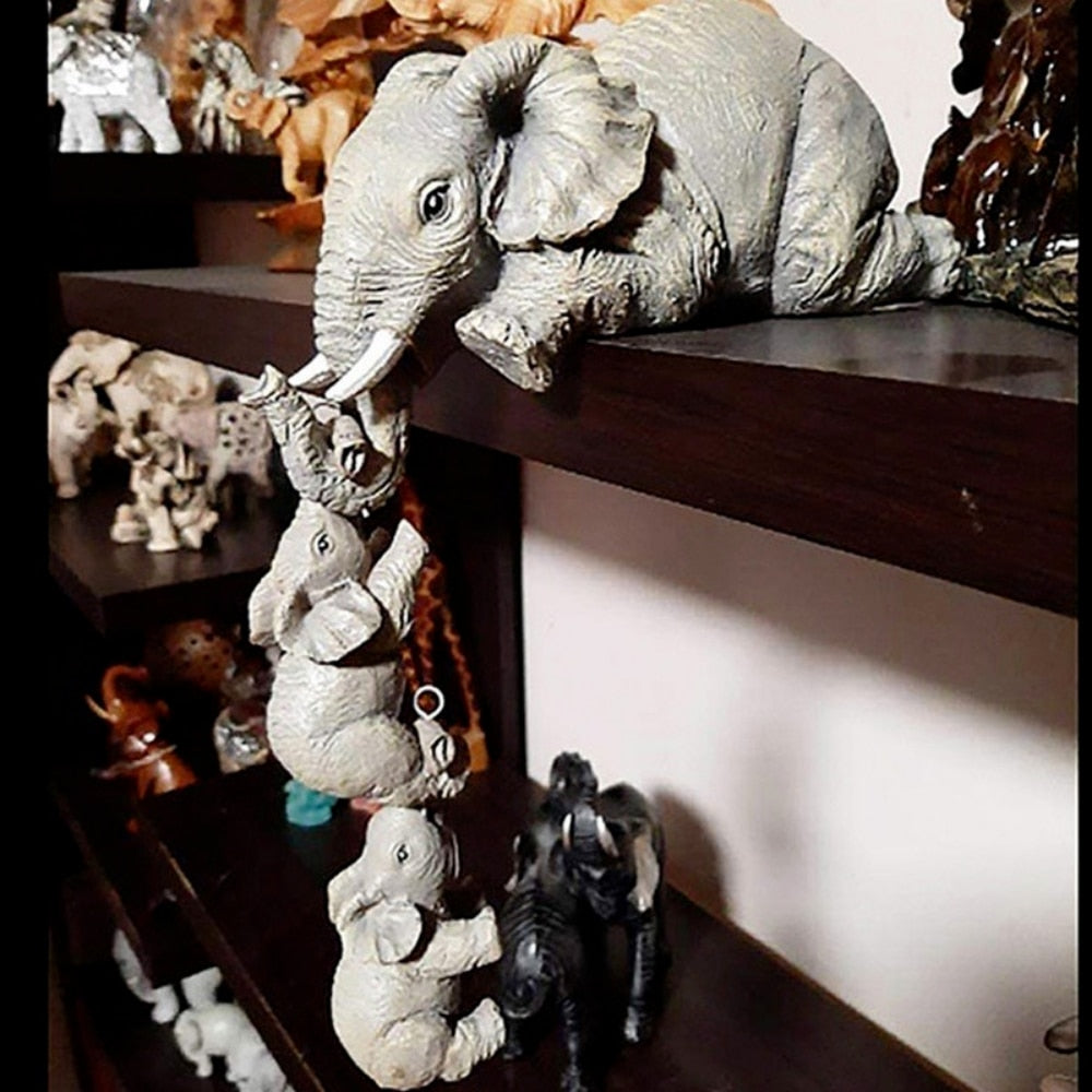 Set Of Cute Elephant Decor